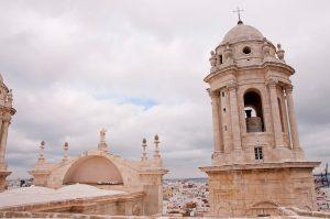 Vistas desde la Torre del Reloj de la Catedral de Cádiz. FOTO Catedral de Cádiz